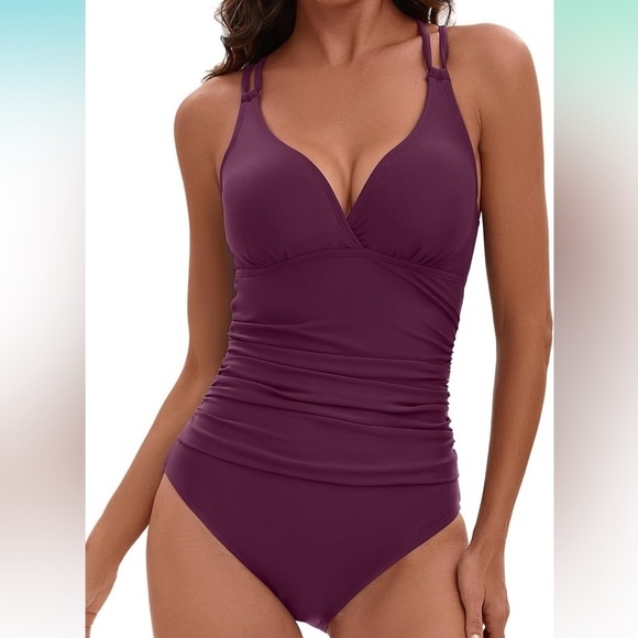 Other - One Piece Swimsuit burgundy - Size M